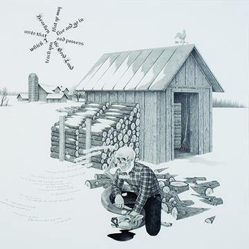 Eric Beltz, The Good Land, 2008, Graphite on Bristol, Collection Nerman Museum of Contemporary Art,